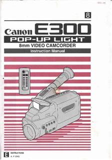 Canon E 300 manual